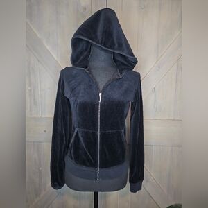 Y2k Juicy Couture Velvet Hoodie sz Small